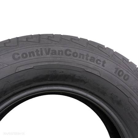 4 x CONTINENTAL 225/75 R16C 116/114R 6-7mm ContiVanContact 100 Lato DOT17 - 6