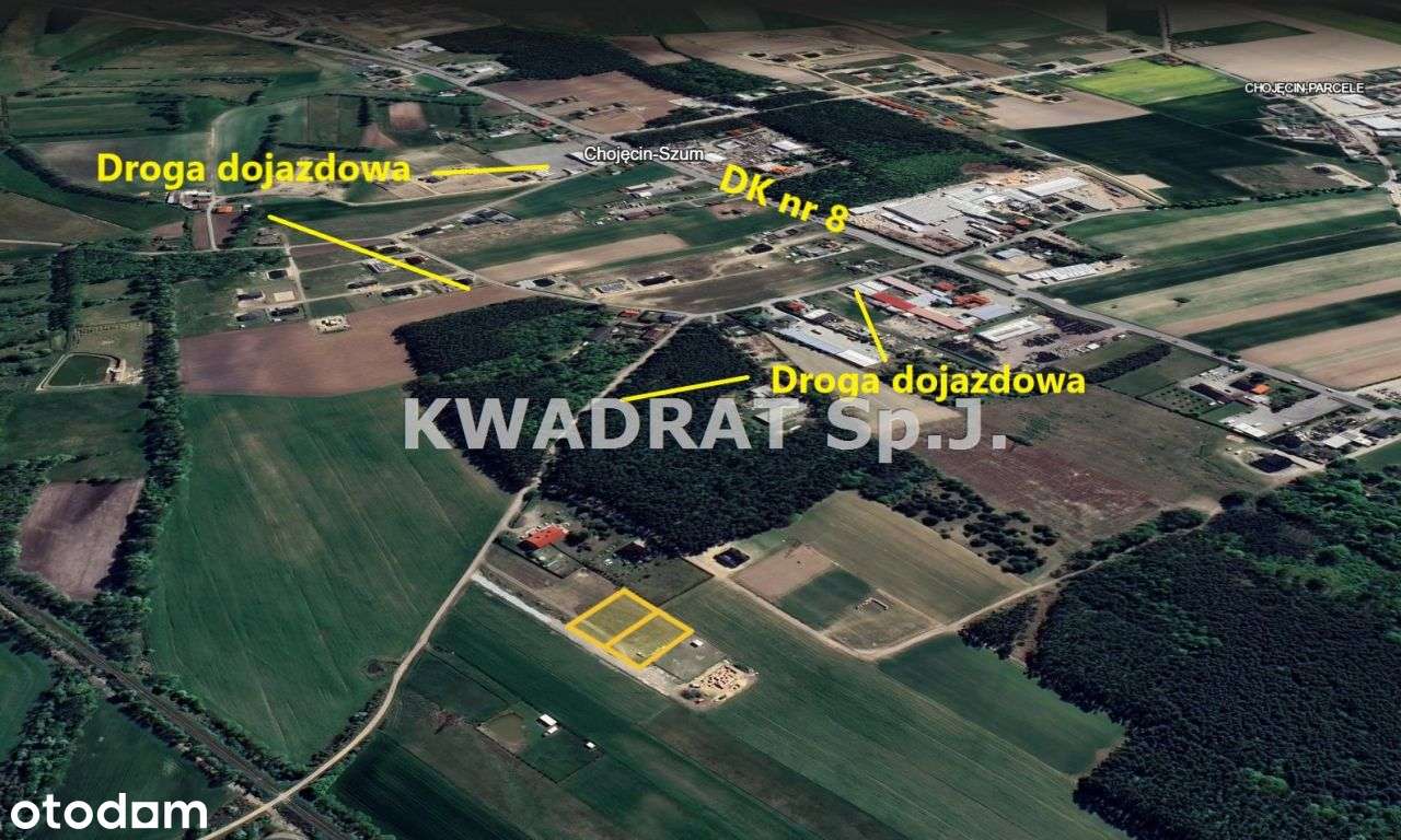 Działka budowlana - Chojęcin Szum pow. 1130 m2 - Pełny obrazek: 5/8
