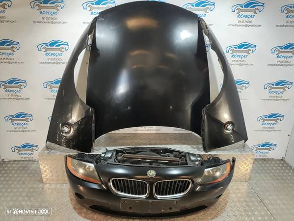 FRENTE COMPLETA BMW Z4 E85 ROADSTER CABRIO E86 COUPE CAPOT PARACHOQUES GUARDA-LAMAS OTICAS RADIADOR VENTILADOR FRENTE FIBRA REFORÇO - 3