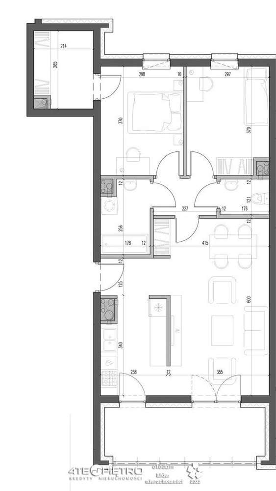 Nowe, 3 pokoje, 69m2, 2x balkon, Nałęczowska, 2025 - Pełny obrazek: 2/6