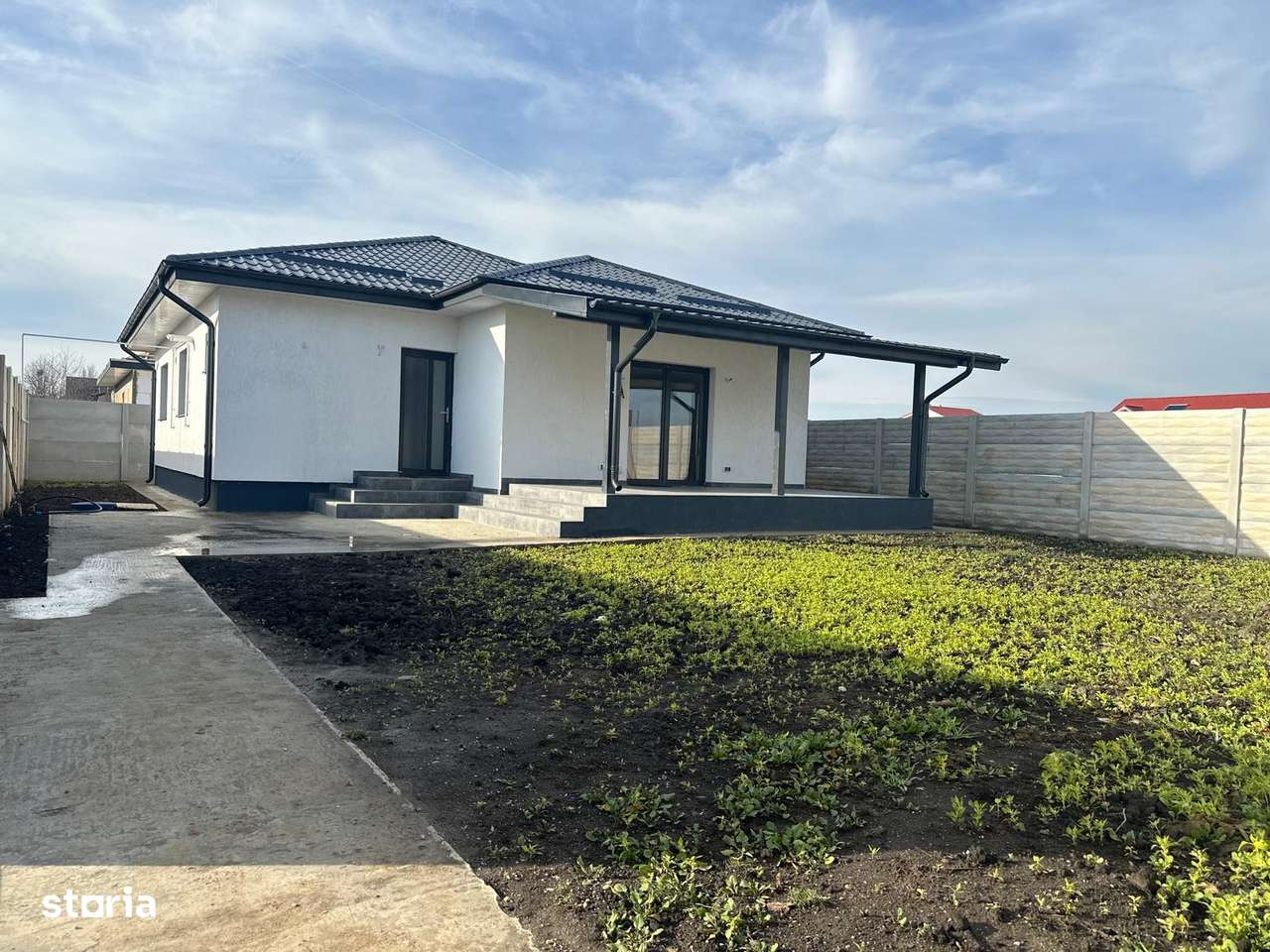 Clinceni -  casa individuala 4 camere, placa beton - Imagine principală: 2/13