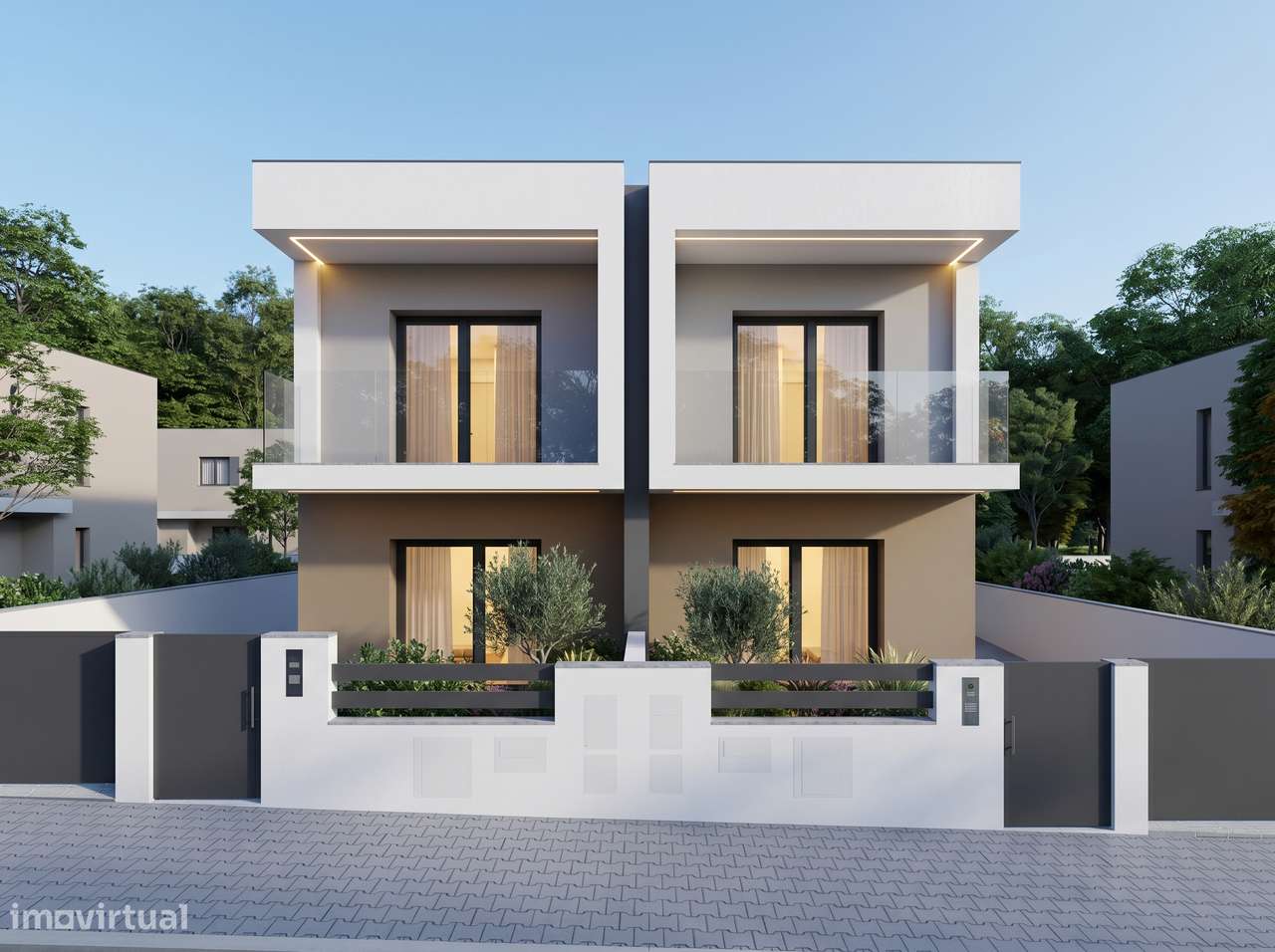 Moradia Geminada T3 com duas suites e Quarto no RC-0