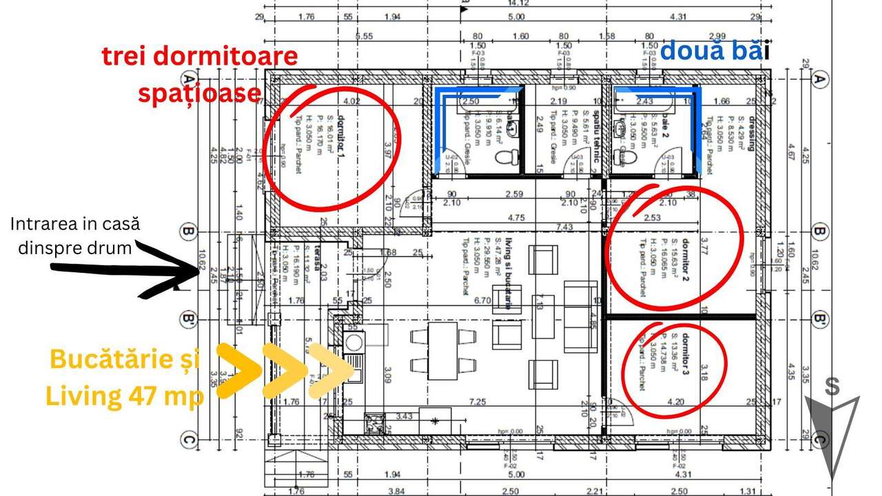 De vanzare casă, în Hărman, 114 mp utili, COMISION 0%-2