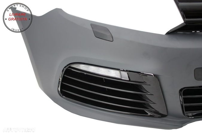 Bara Fata VW Golf VI Golf 6 (2008-2013) R20 Look cu Faruri LED Design Golf 7 3D U - livrare gratuita - 3