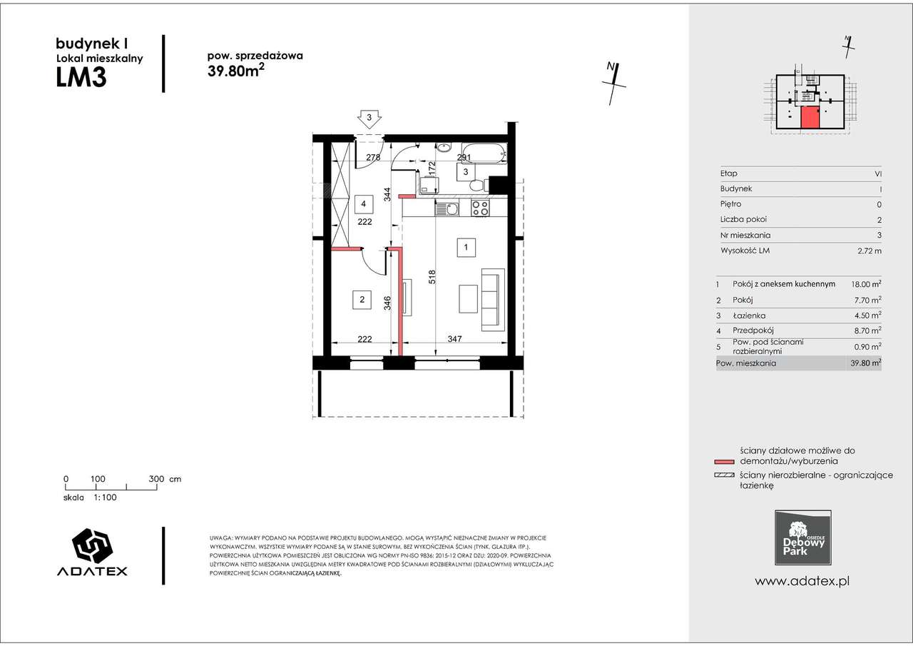Osiedle Dębowy Park | mieszkanie 2-pok. | I3 - Pełny obrazek: 2/7