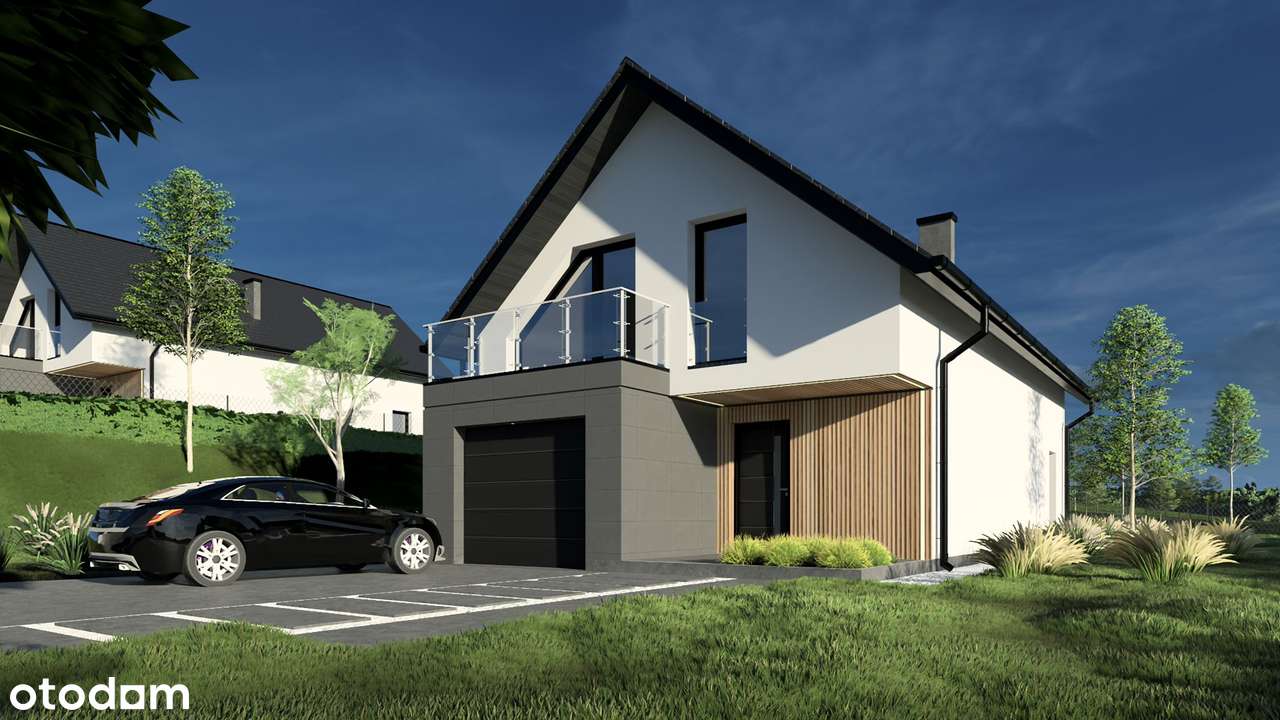 Nowoczesny dom wolnostojący Dobczyce /Myślenice-10