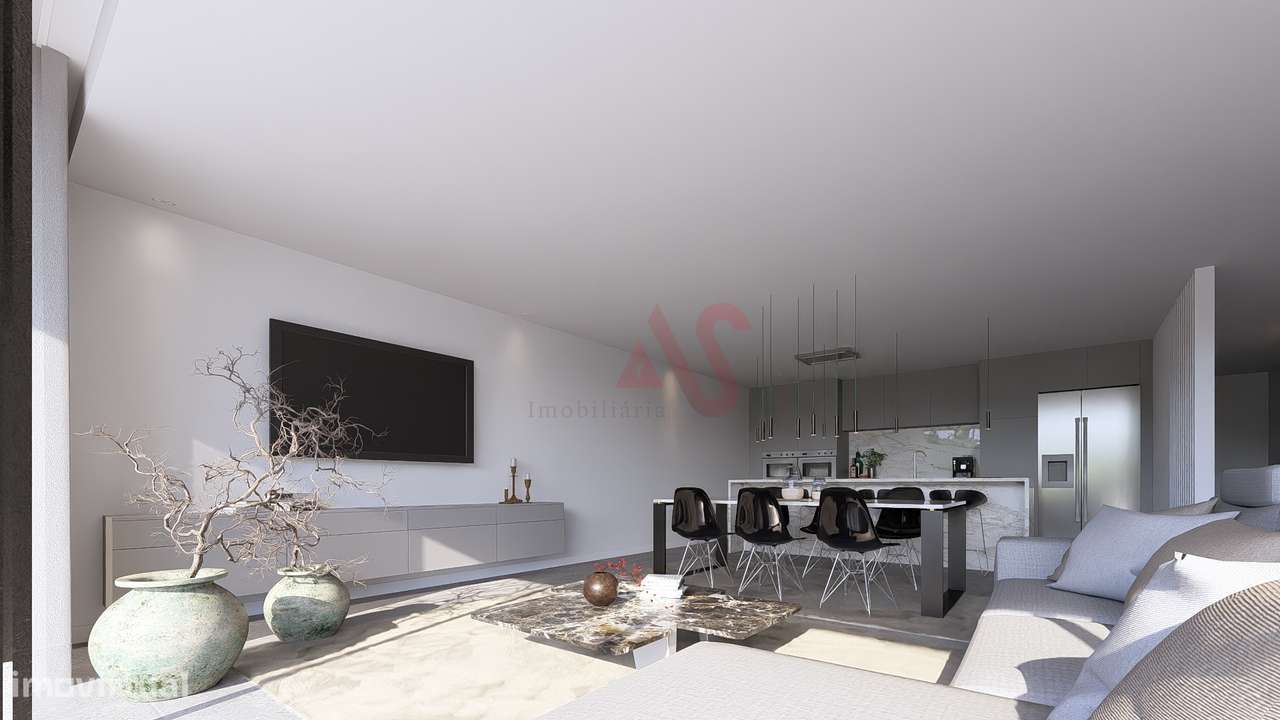 Moradia Térrea T3 com Piscina | Nova | Leitões, Guimarães-7