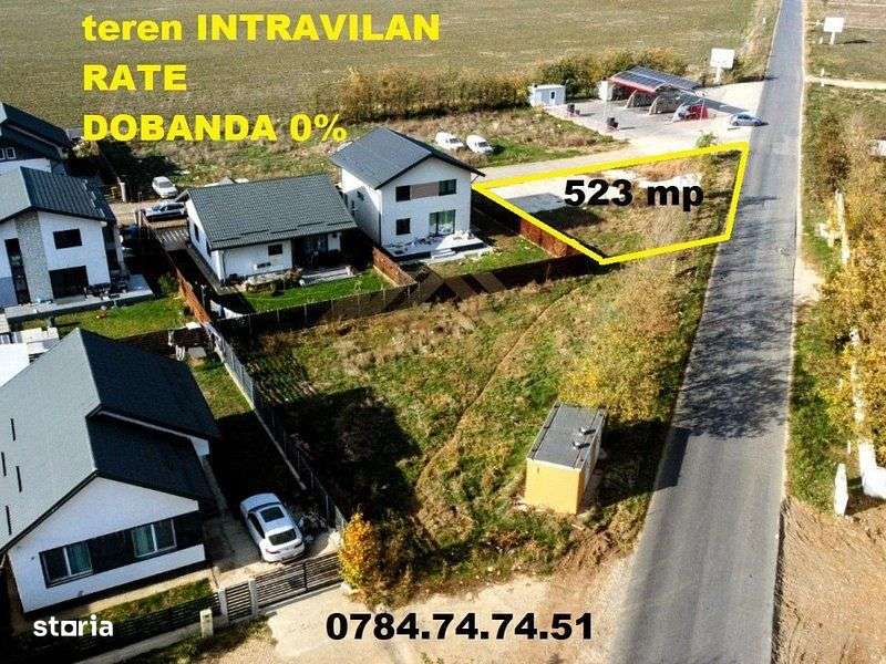 Teren ideal pentru casa sau spatiu comercial - comuna Berceni - Imagine principală: 1/4