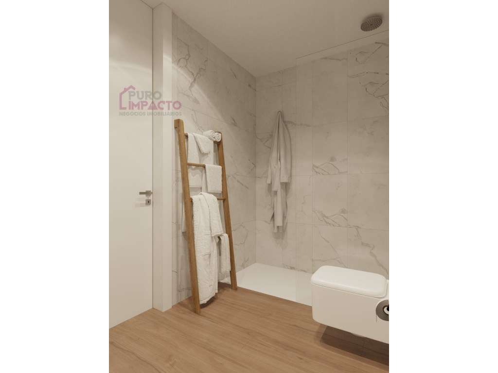 NOVO T3 1º andar Sul/Poente com varanda e vista mar em Espinho-6