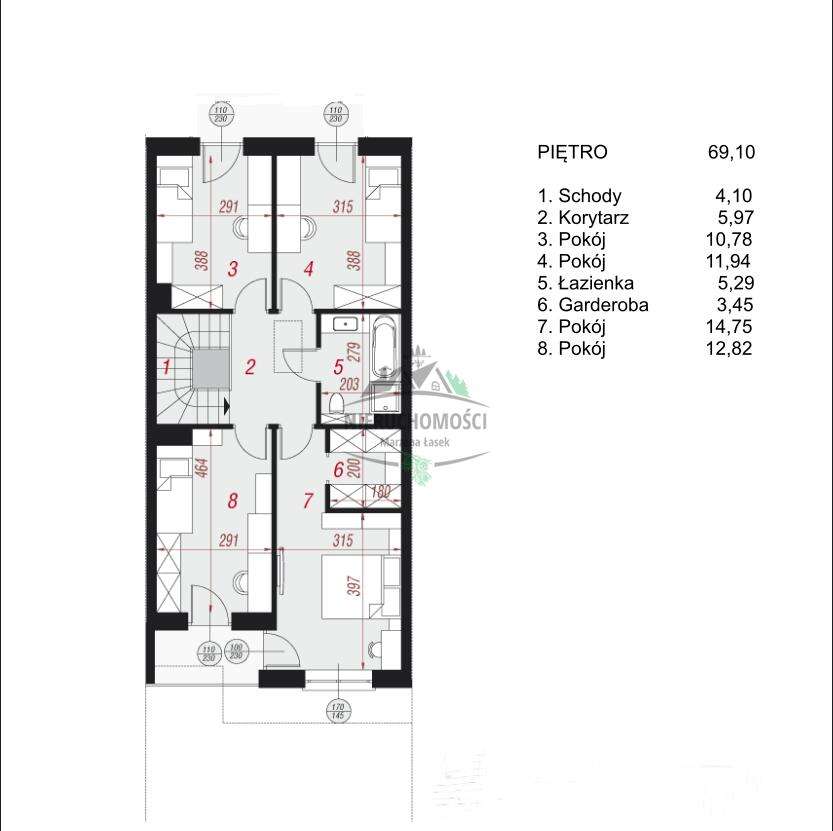 Gotowy dom w Dobrzykowicach, 137m2, 4 sypialnie, ogród-5