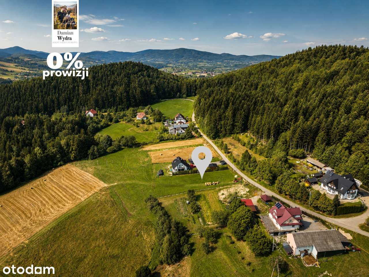 Panorama gór, las, media na działce, asfalt, bez prowizji, FULL OPCJA-9
