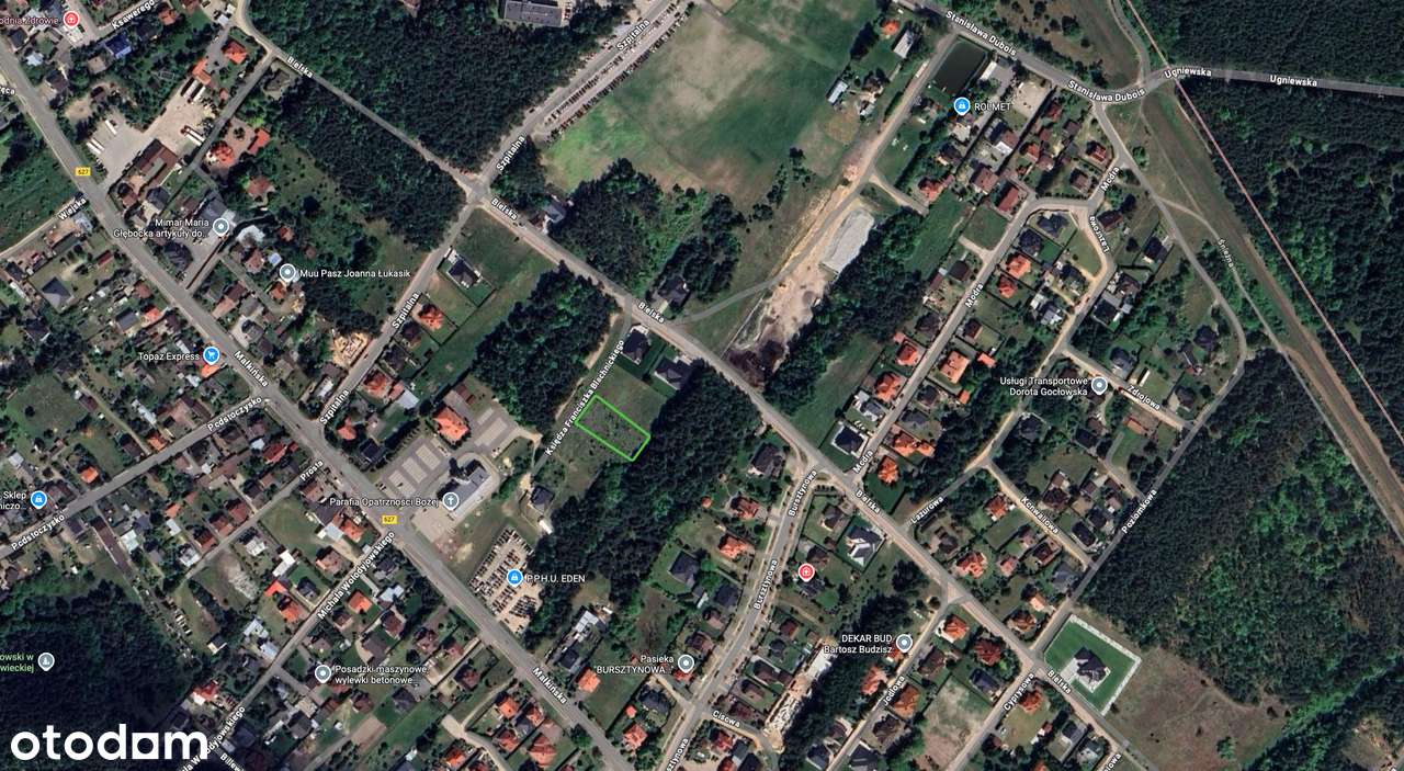 Urocza działka PRZY LESIE (ul. Blachnickiego / ul. Bielska) 1.742 mkw - Pełny obrazek: 4/4