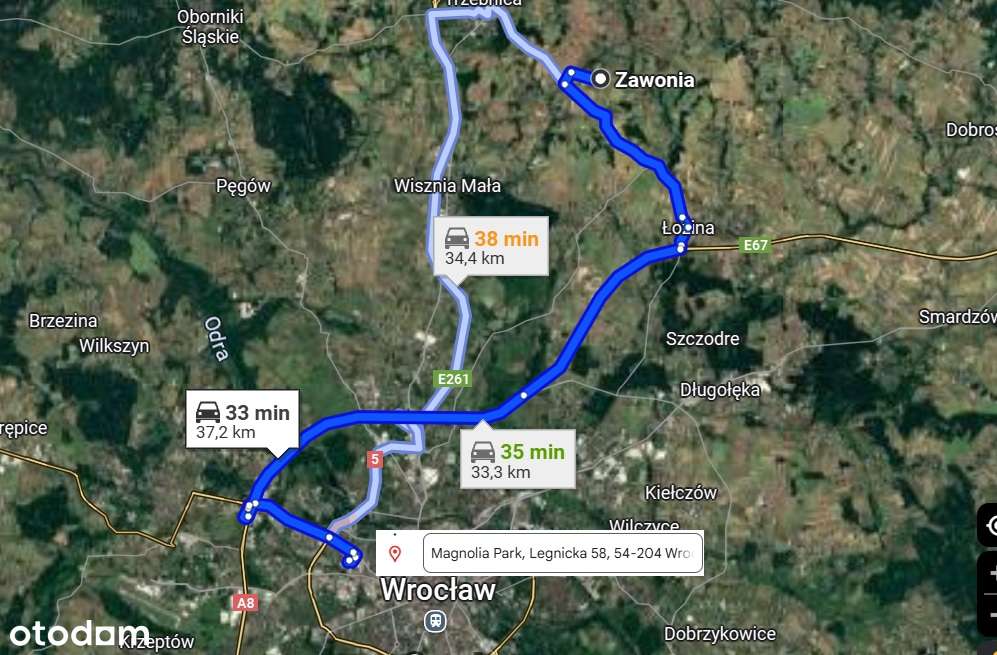 Działka 1080m2 Uzbrojona, ładnie położona 30min od Wrocławia - Pełny obrazek: 4/5