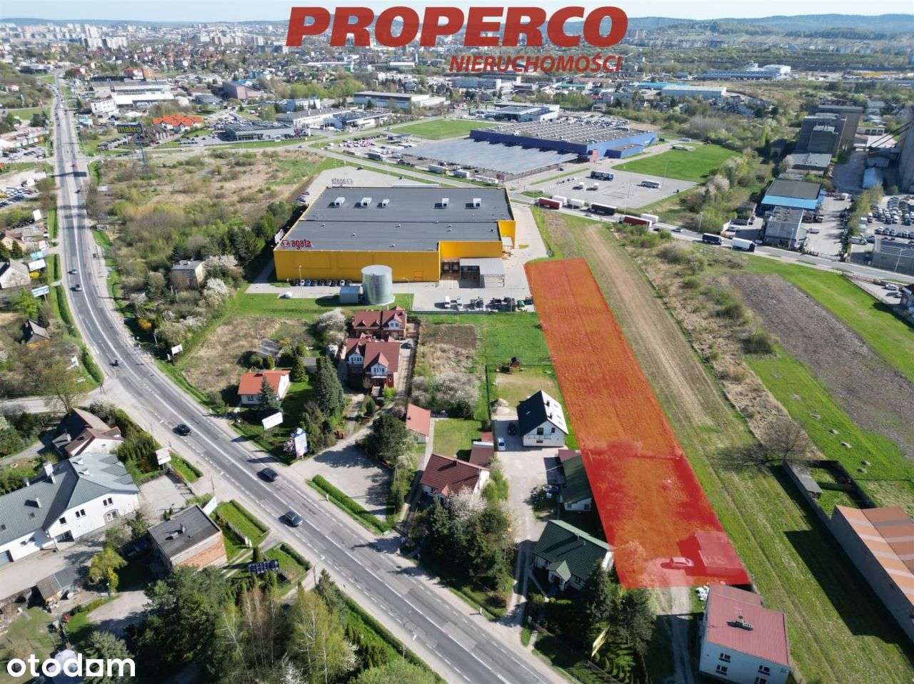 Działka 3850 m2, Łódzka, Kielce