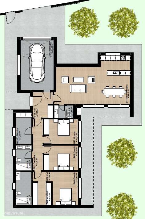 Moradia Isolada Térrea - Arquitetura Moderna-14