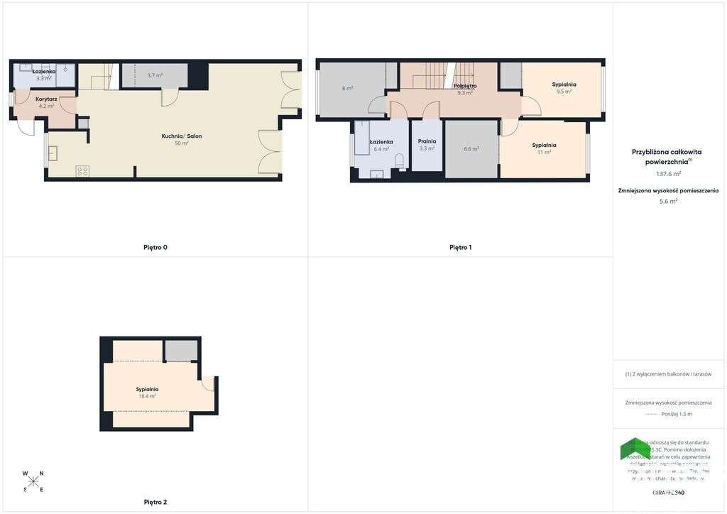 5 pokoi, szeregowy, wysoki standard, Wiry-19