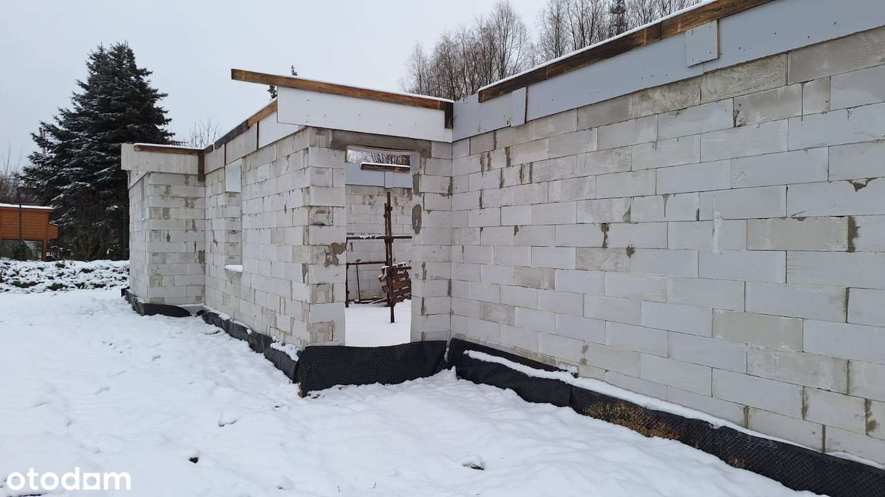 DOM W TRAKCIE BUDOWY NA DZIAŁCE 697 m2 - BRZEZIE KOŁO SULECHOWA-9