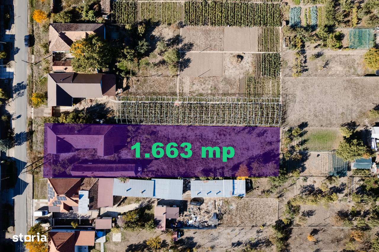 Teren intravilan, 1.663 mp, front stradal 19.5 m - Sânleani - Imagine principală: 4/5