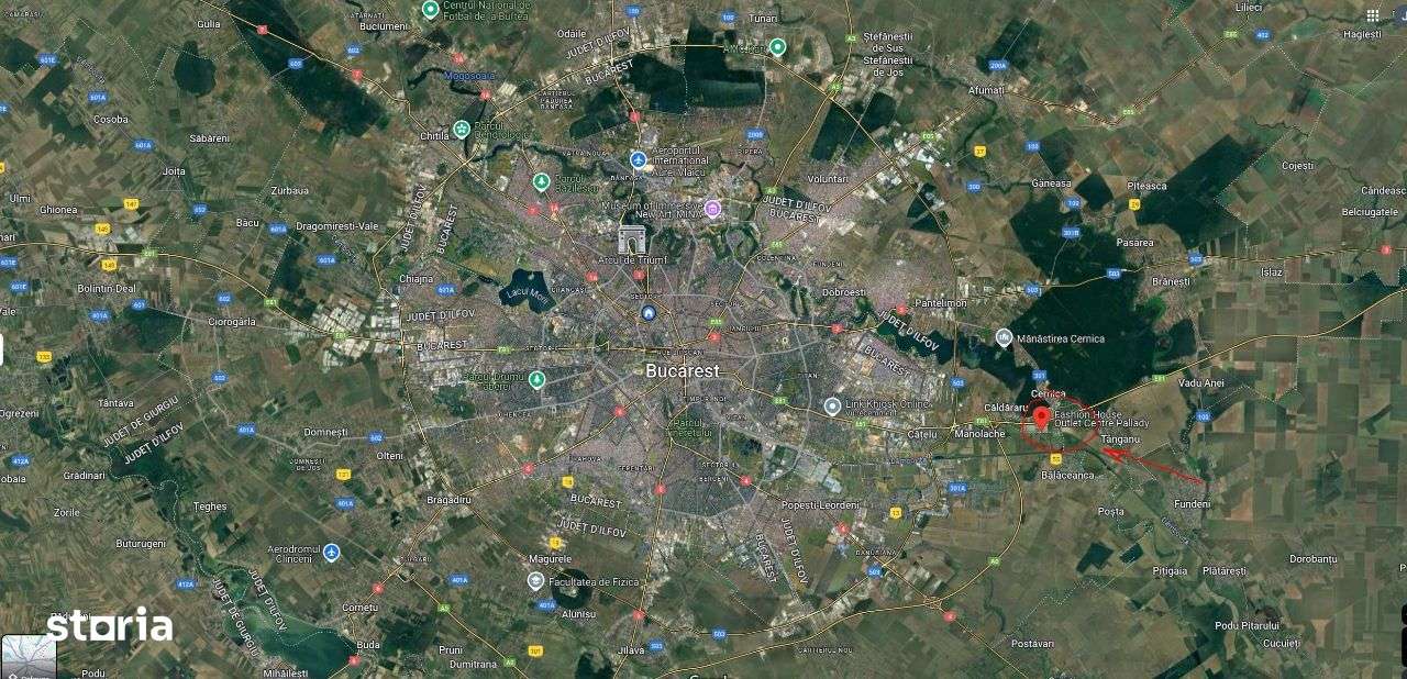 1 hectar Intravilan | Fashion house Outlet center Pallady [Cernica] - Imagine principală: 1/3