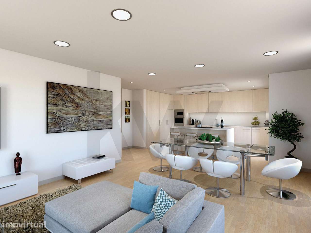 Apartamento T3+1 Duplex com Terraço com 70 m2, Montijo - Grande imagem: 2/20