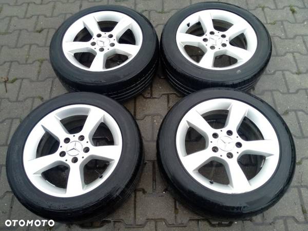 Mercedes 7jx16 5x112 et31 kola LATO 205/55/16 91v - 1