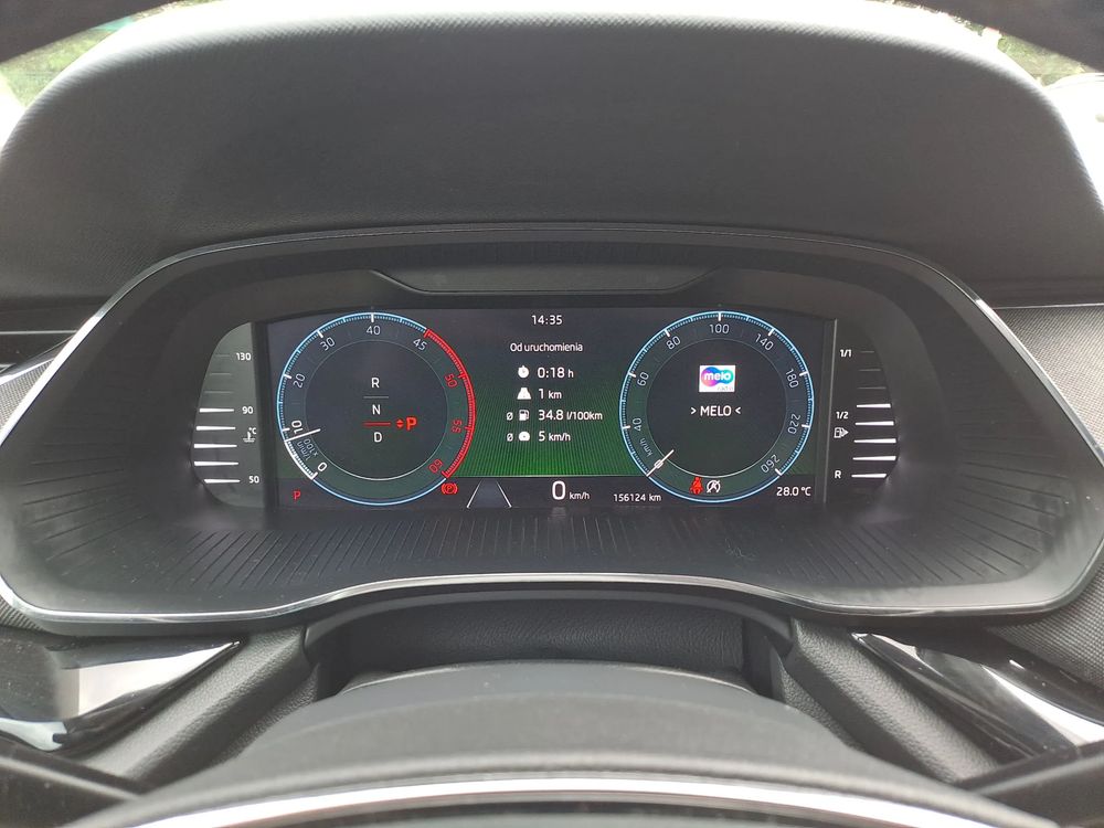 SKODA OCTAVIA HAK 230V 3-strefowa Klima Indukcja 2,0 TDI 150KM DSG ASO VAT23%