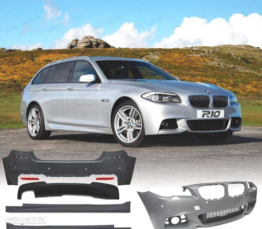 KIT CARROÇARIA PACK M PARA BMW SERIE 5 F11 TOURING 13-17 COM PDC + LAVA-FARÓIS - 1