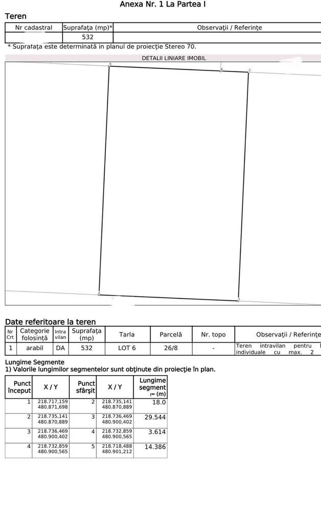 AV671 De vanzare 2 PARCELE la Bucovat, cu UTILITATI, 50m de asfalt - Imagine principală: 3/5