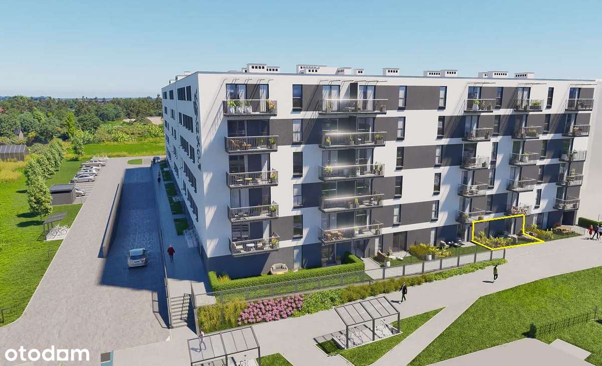 NOWE | 2-pokojowe mieszkanie z ogródkiem | 41,6 m² | Kraków | Rybitwy-8