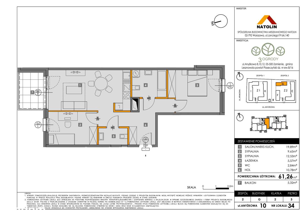 nowoczesne 3-pok. mieszkanie 10_34 - Pełny obrazek: 2/7