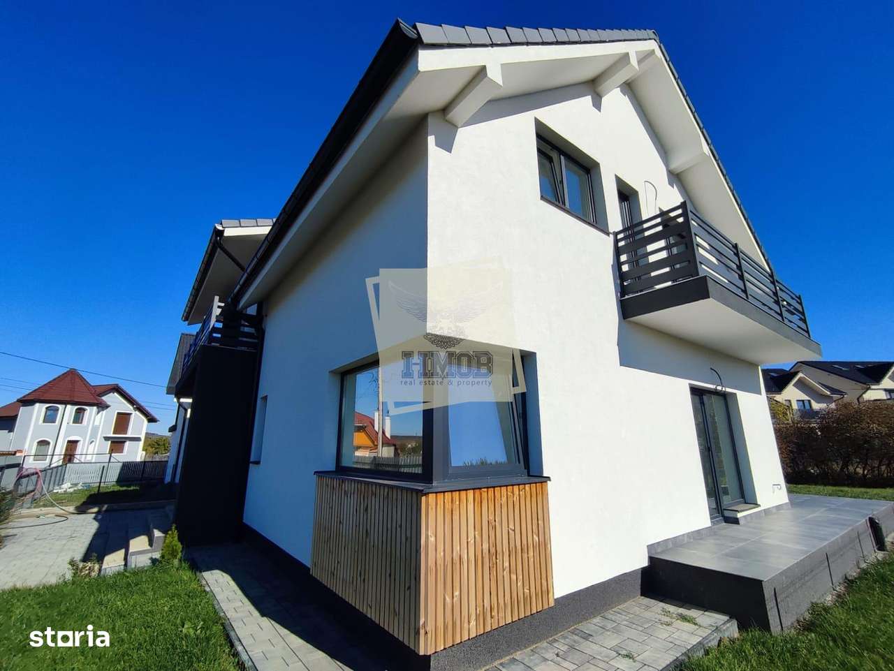 Casa moderna 5 camere teren 490 mp terasa acopertia in Cristian - Imagine principală: 2/20