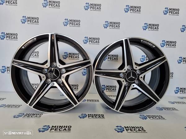 Jantes Mercedes (W205) AMG em 19 Preto Polido - 1