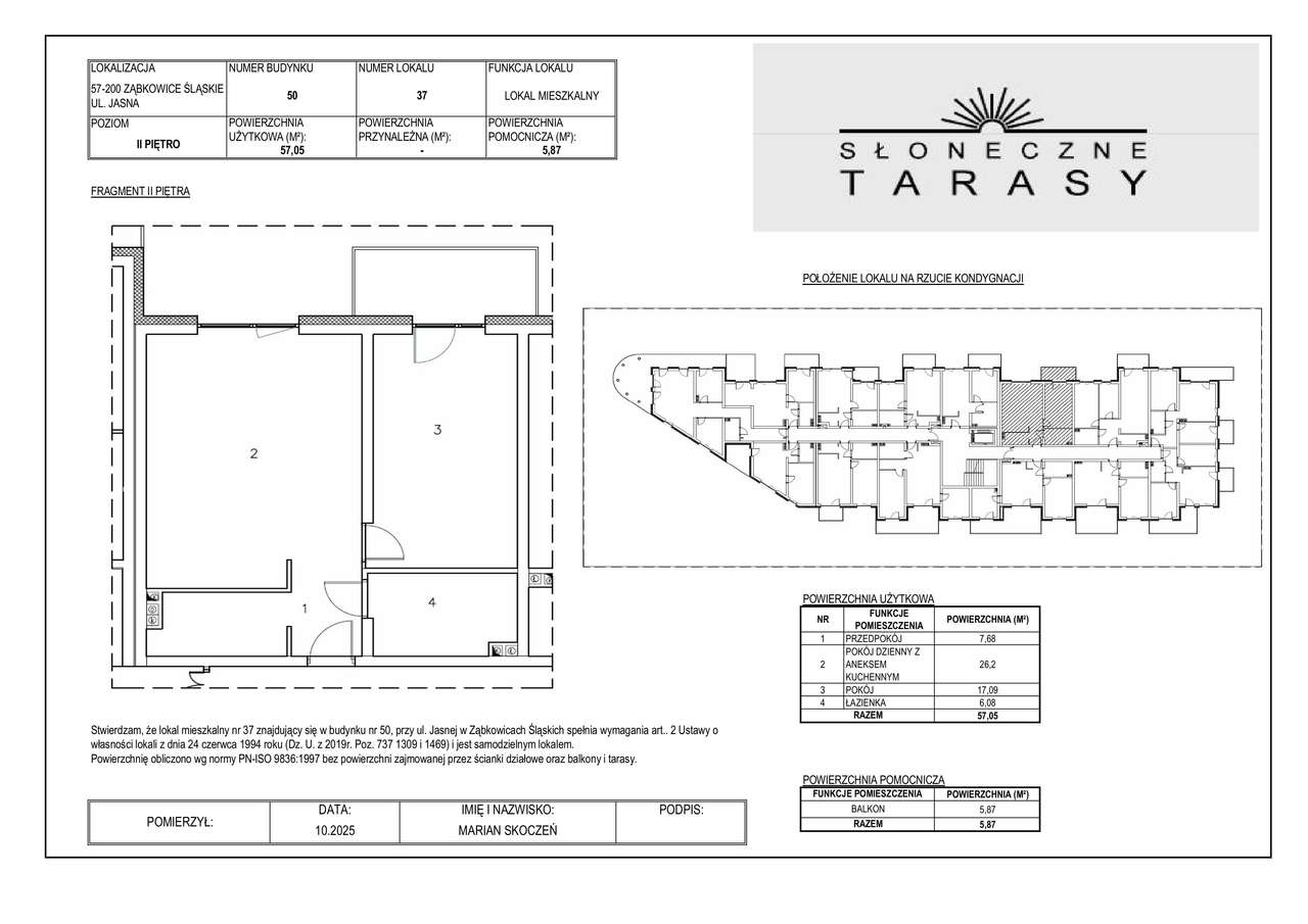 Nowoczesne 2-pokojowe mieszkanie z balkonem - Pełny obrazek: 2/5