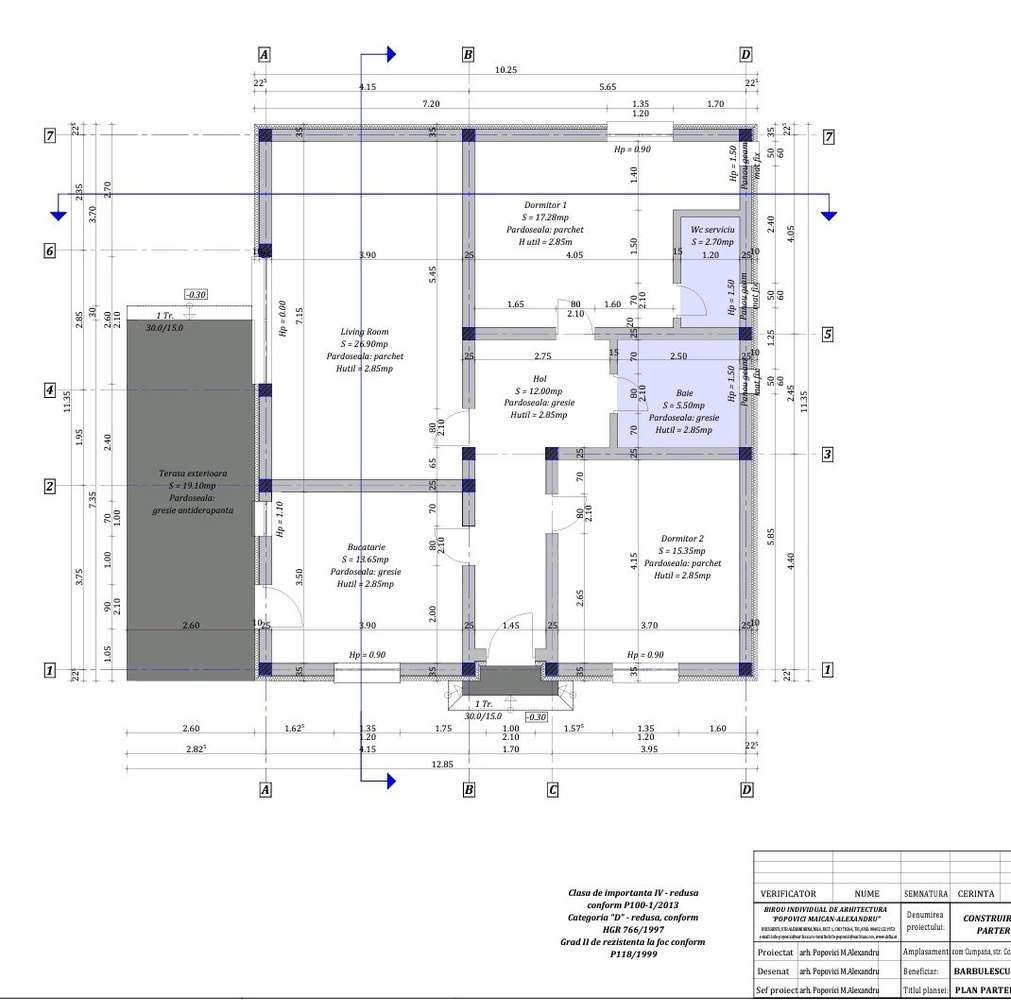 Casa 3 camere la pret de apartament. Cumpana. - Imagine principală: 4/7