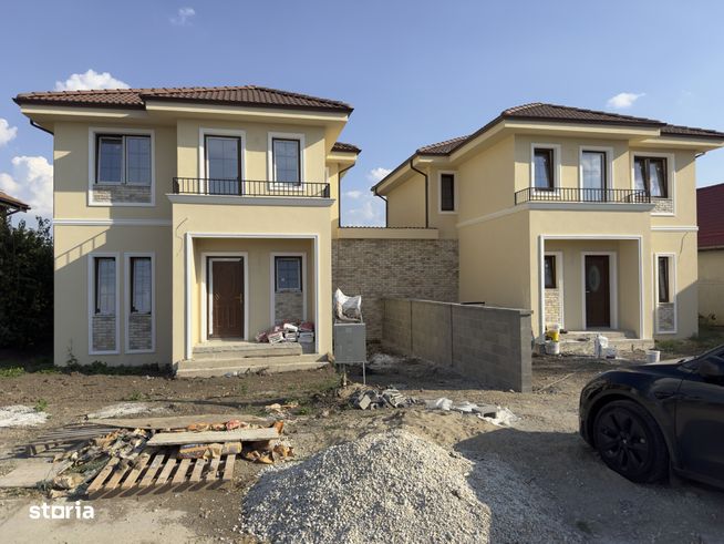 1/2 Duplex, 5 camere, 2 bai, camera tehnica, 119mp, 300mpT , Giarmata!-0