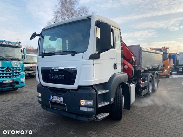 MAN TGS 26.360 6X4 EURO 5, WYWROTKA Z ŻURAWIEM FASSI F195A.2, - 5