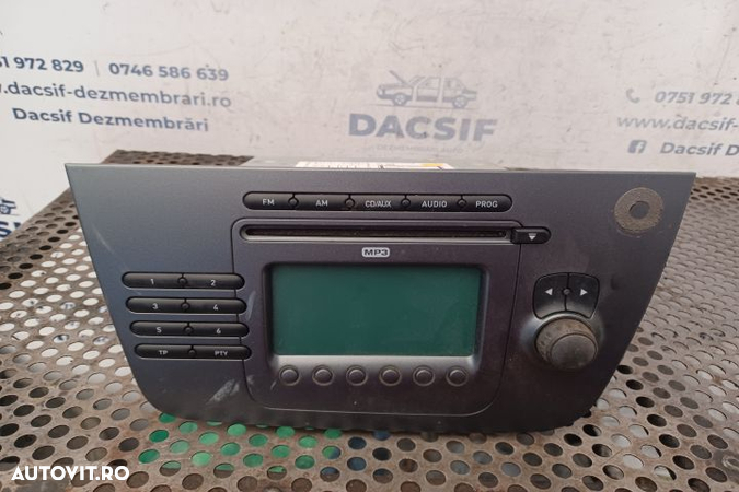 Radio cd Seat Altea 1  [din 2004 pana  2009] seria XL minivan 5-usi 1.9 TDI MT (105 hp) - 2
