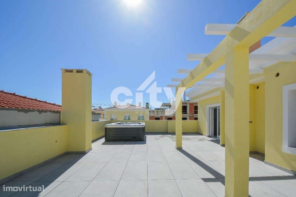 APARTAMENTO T4 DÚPLEX  COM TERRAÇO e JACUZZI PRIVATIVO EM MAFRA-9