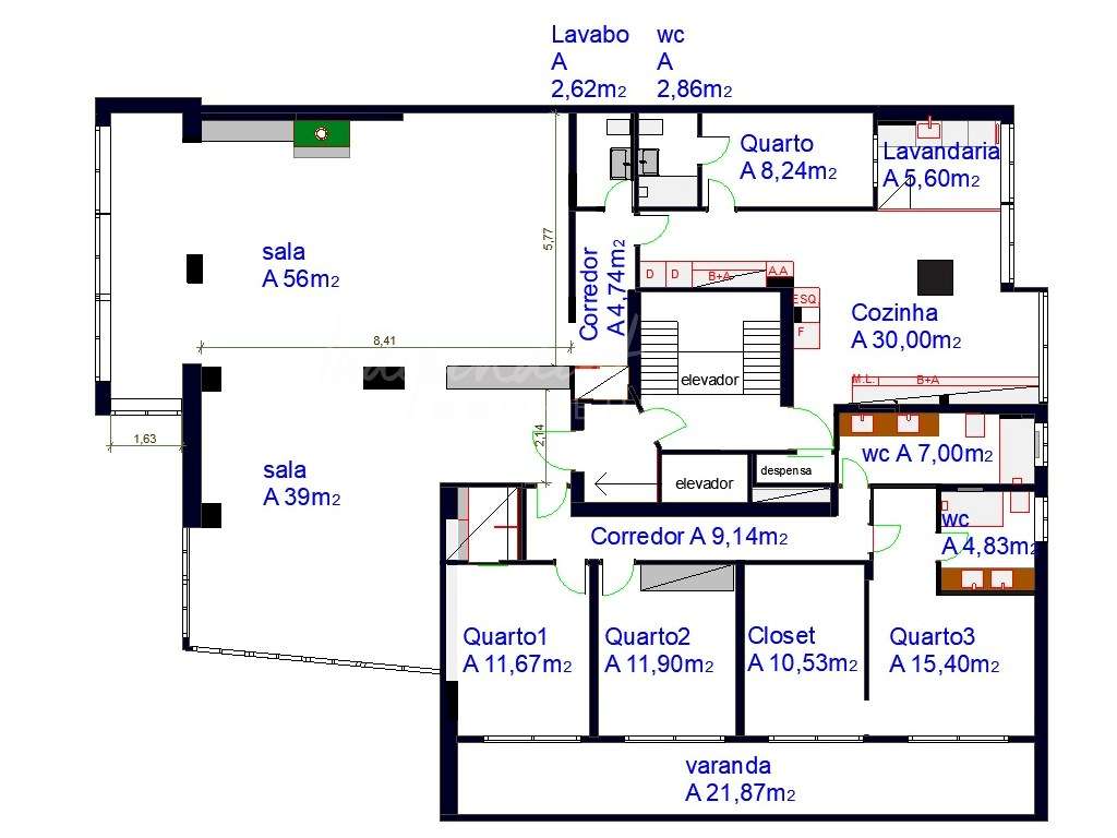 APARTAMENTO T4 TOTALMENTE REMODELADO NAS TORRES DO RESTELO, COM VIS...-38