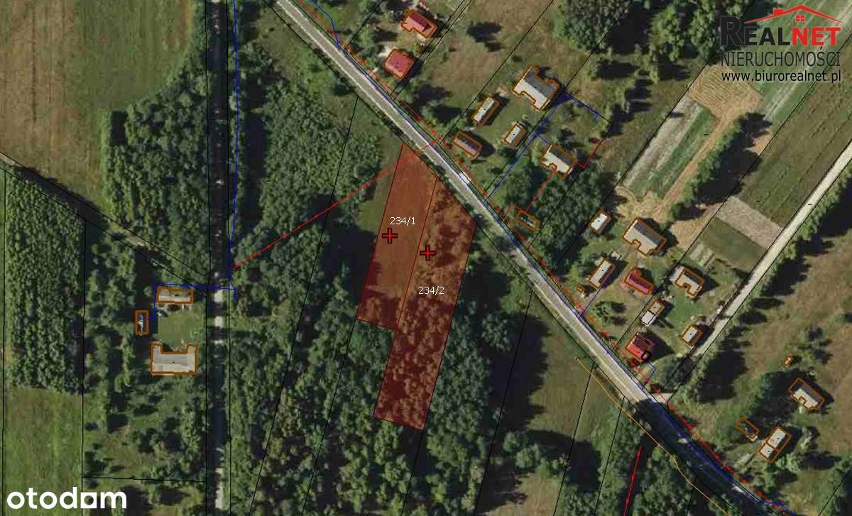 Działka budowlana 1800m2, Rzegocin gm. Nowy Korczyn-2