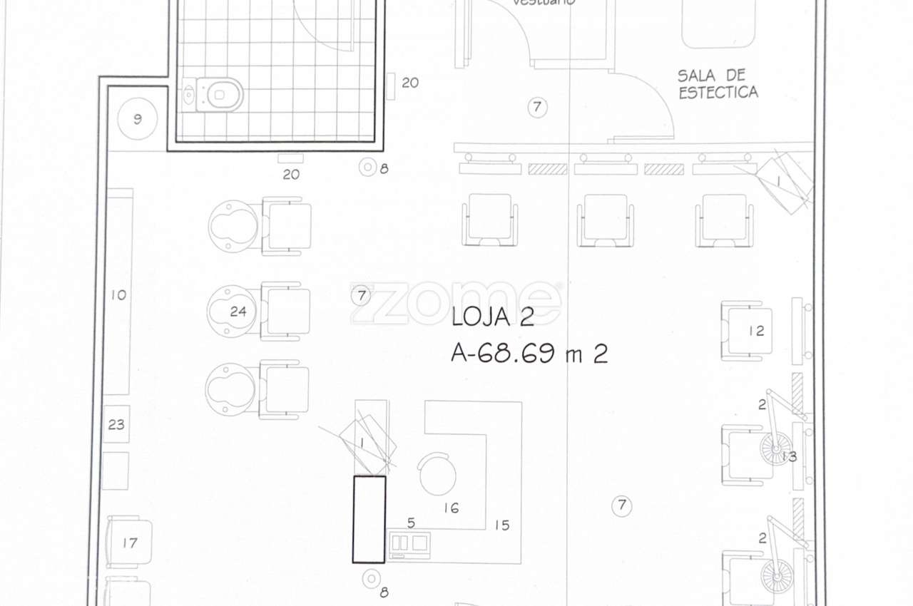 Espaço comercial com estacionamento - Alameda das Linhas de Torres-15
