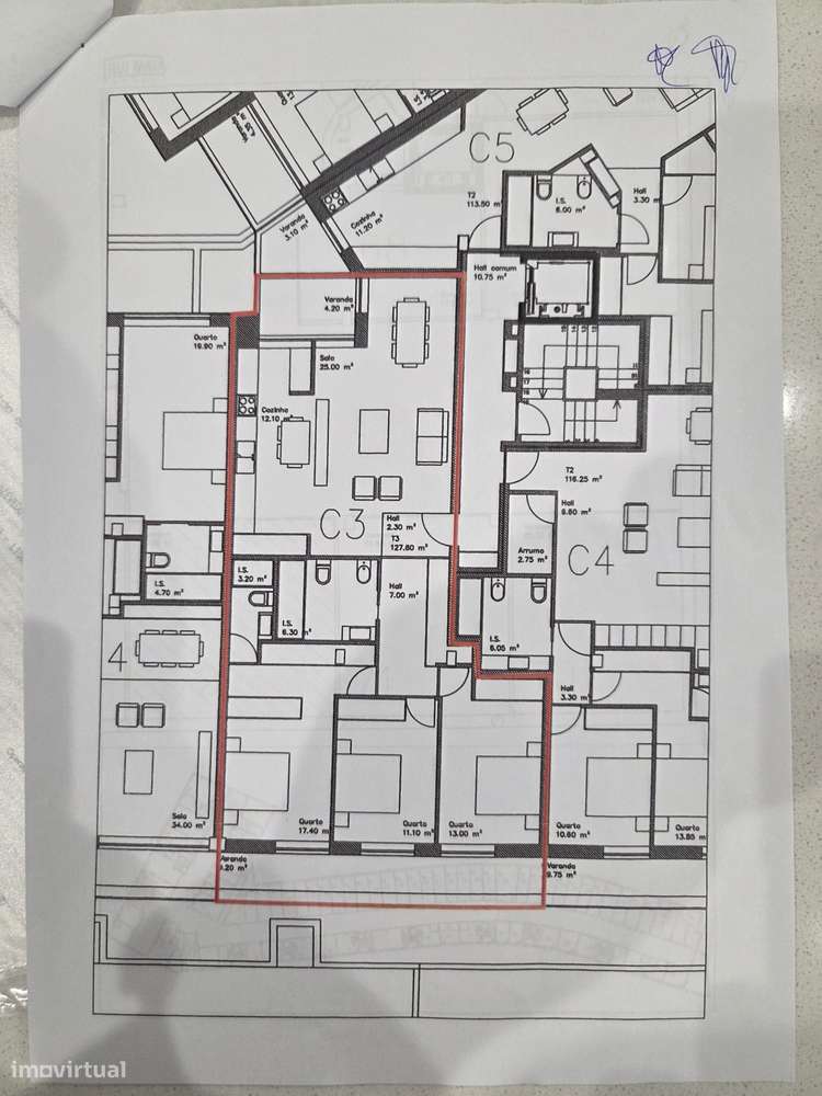 Apartamento T3 de Luxo em Condomínio Fechado com Piscina-35