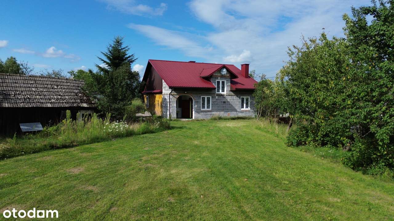 Dom z poddaszem, garażem i ziemianką - 44ar działki OKAZJA!-5