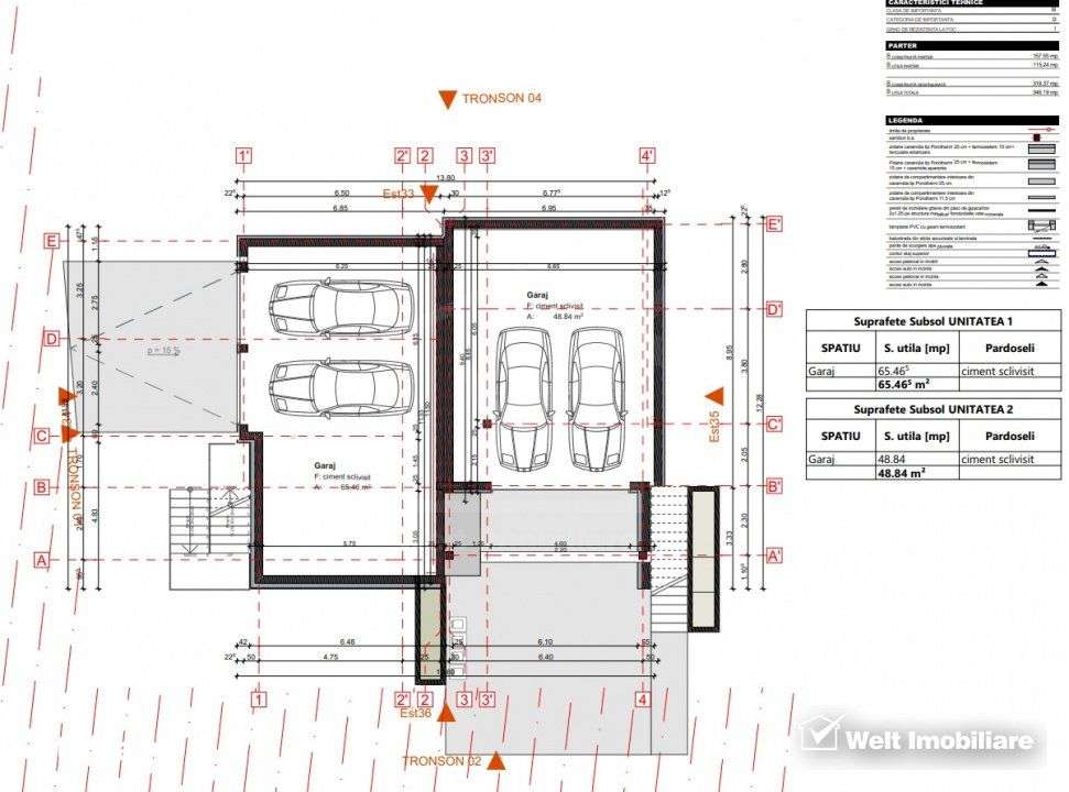 Unitate duplex 185mp cu garaj 2 masini, zona TCI Borhanci - Imagine principală: 4/6