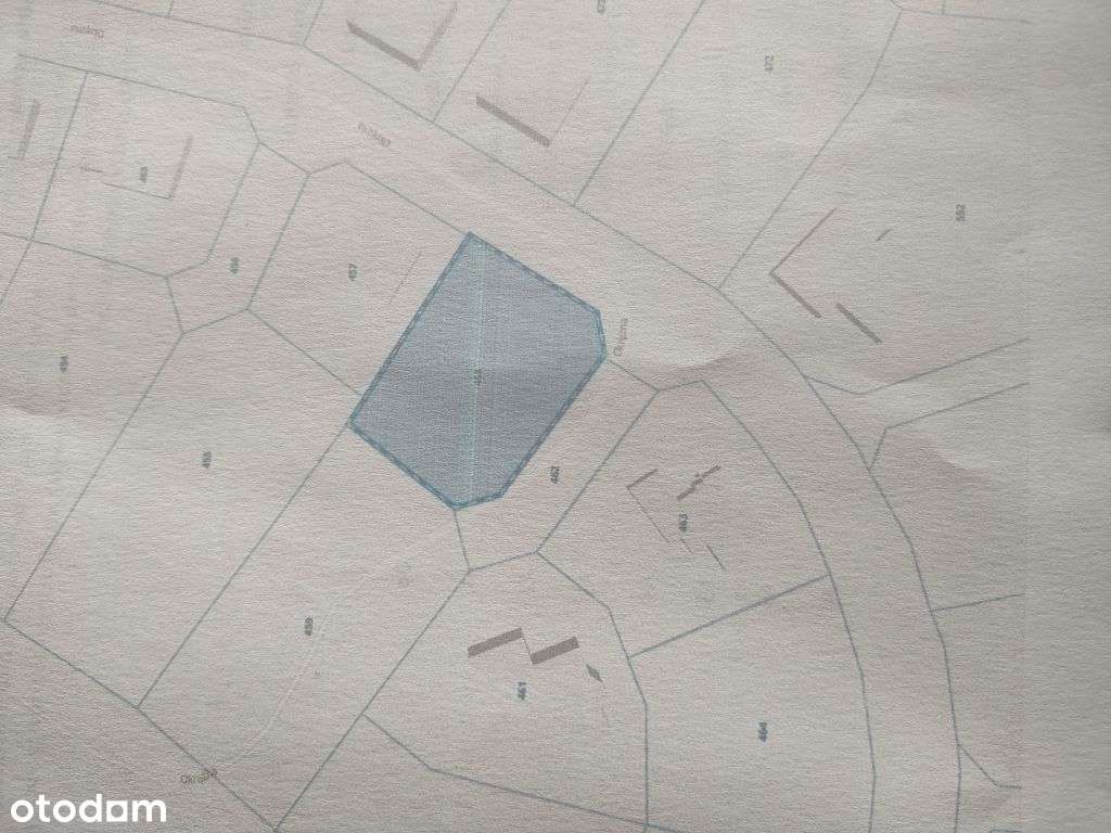 Atrakcyjna  działka budowlana Zawada koło Piły 650m2 na wzniesieniu. - Pełny obrazek: 2/3