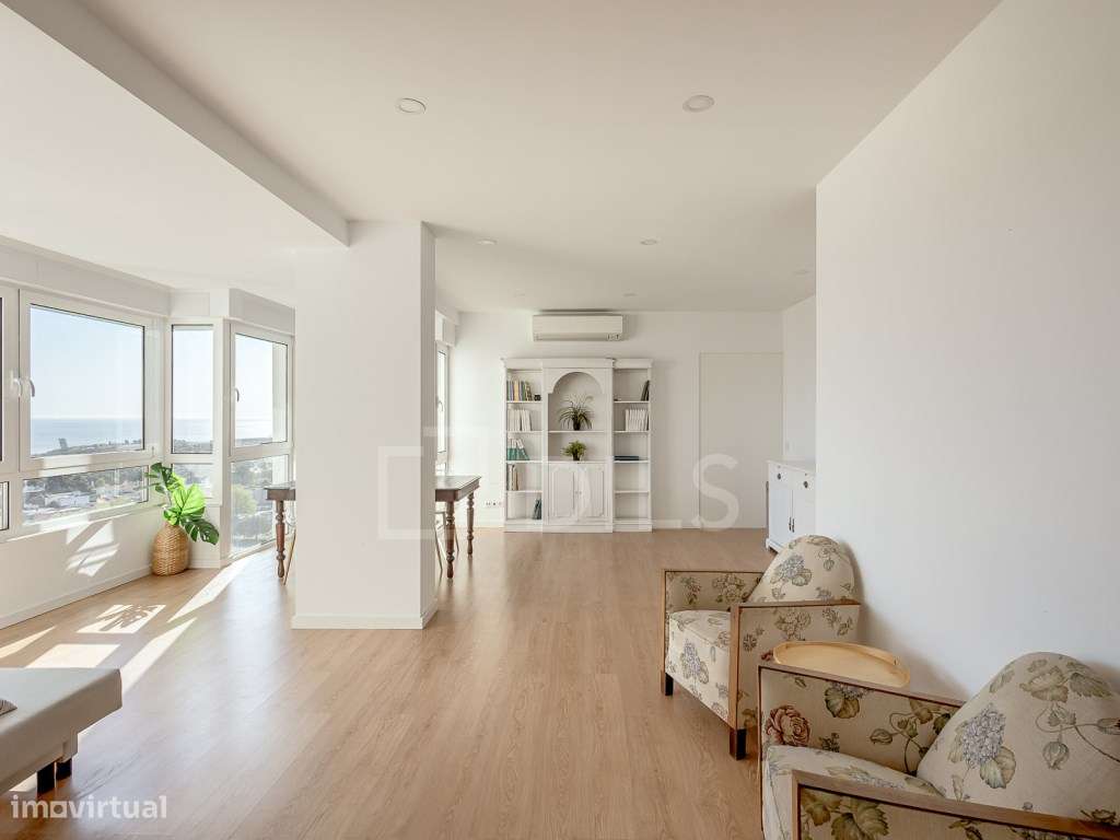 Apartamento T3 com garagem e vista rio, em Belém, Lisboa-5