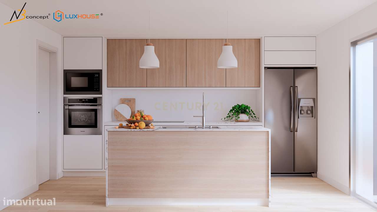 Moradia T4 em banda  com Piscina, Fernão Ferro-11