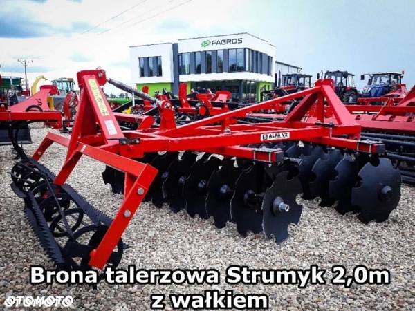 Brona talerzowa TALERZÓWKA V AGREGAT 1,4m 1,6m 1,8m 2m 2,2m 2,4m 2,7m STRUMYK Le - 6