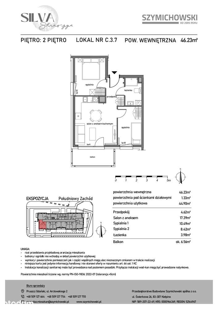 Przestronne mieszkanie dla rodziny - Pełny obrazek: 2/7