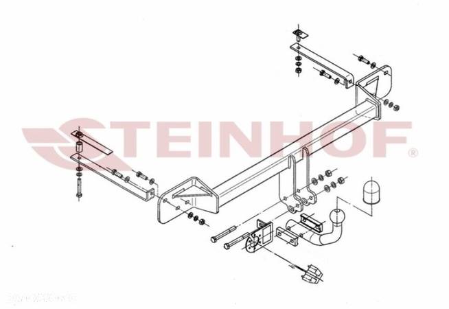 KOMPLETNY HAK HOLOWNICZY + MODUŁ 7P FIAT PUNTO 3 III GRANDE EVO  OD 2005 -  ALFA ROMEO MITO od 2008 - 8